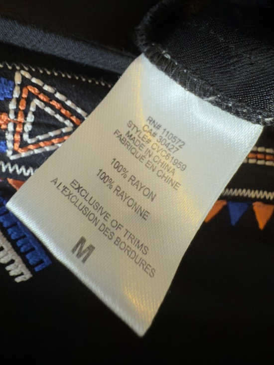 Twelfth Street Cynthia Black Detailed In V Neck Line Jumpsuit Size M - Picture 11 of 11